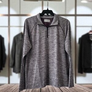 CALVIN KLEIN MOVE 365 Purple Fall‎  Pullover Athletic Top Men's Large 1/4 Zip L